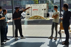 students presenting their posters made during the Summer School for Sustainability 2025