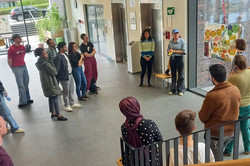 students presenting their posters made during the Summer School for Sustainability 2025