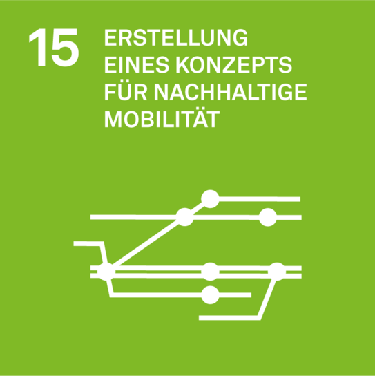 Ziel 15 der Nachhaltigkeitsstrategie: Erstellung eines Konzepts für nachhaltige Mobilität