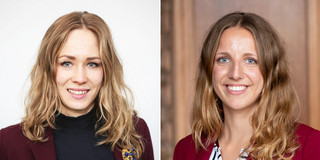 Das Bild zeigt eine Bildmontage zweier Portraitbilder von zwei Frauen.