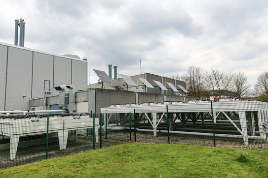 A combined heat and power on campus.