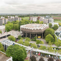 Sustainability in all departments of TU Central Library from above