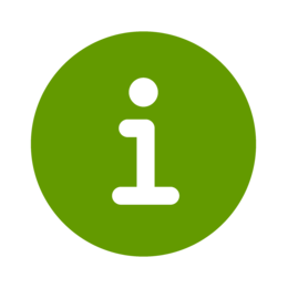 grünes Informations Icon