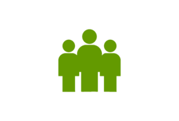 green icon, group of people