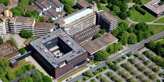 Luftbild Neubau Physikgebäude und Chemie Luftbild Neubau Physikgebäude und Chemie
